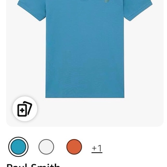 Paul Smith Gray Polo with Blue Accents - Picture 4 of 4